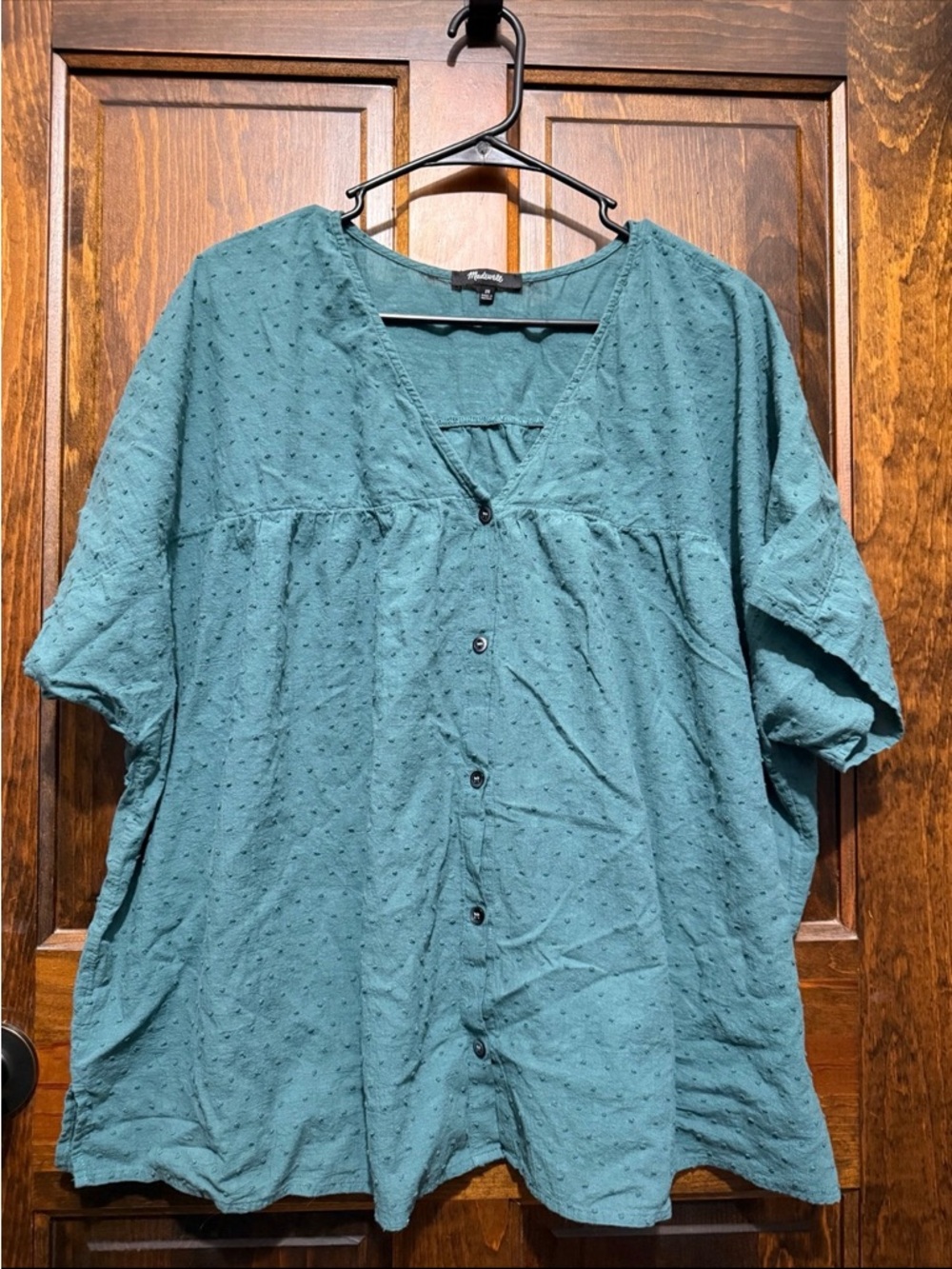 Madewell Button Up Blouse 2x